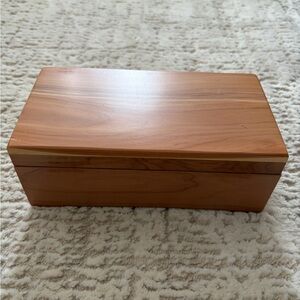 New Handmade wooden jewelry or keepsake box